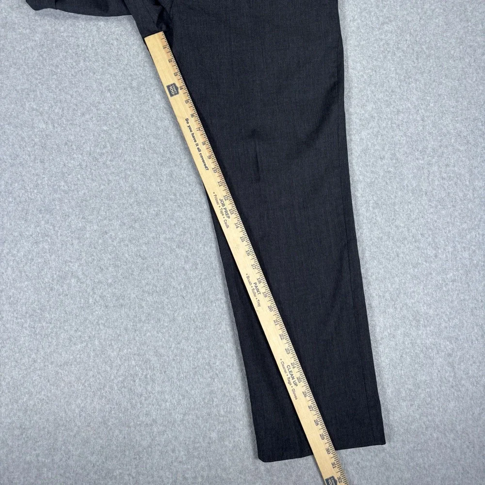 Banana Republic Dress Pants Mens 36x30 Dark Charcoal 100% Wool Tailored Fit